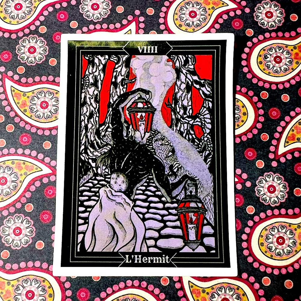 The HERMIT Tarot Witchy Spiritual Light Worker Magick Occult Tarot Fortune